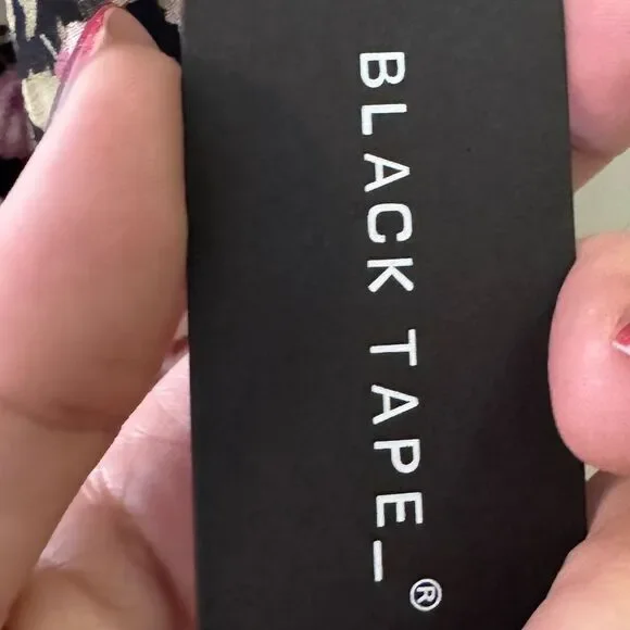 Black Tape Floral Dress - Picture 6 of 7